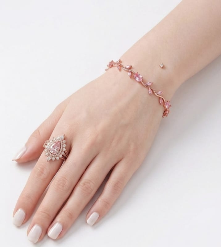 Tulip bracelet Rose Gold
