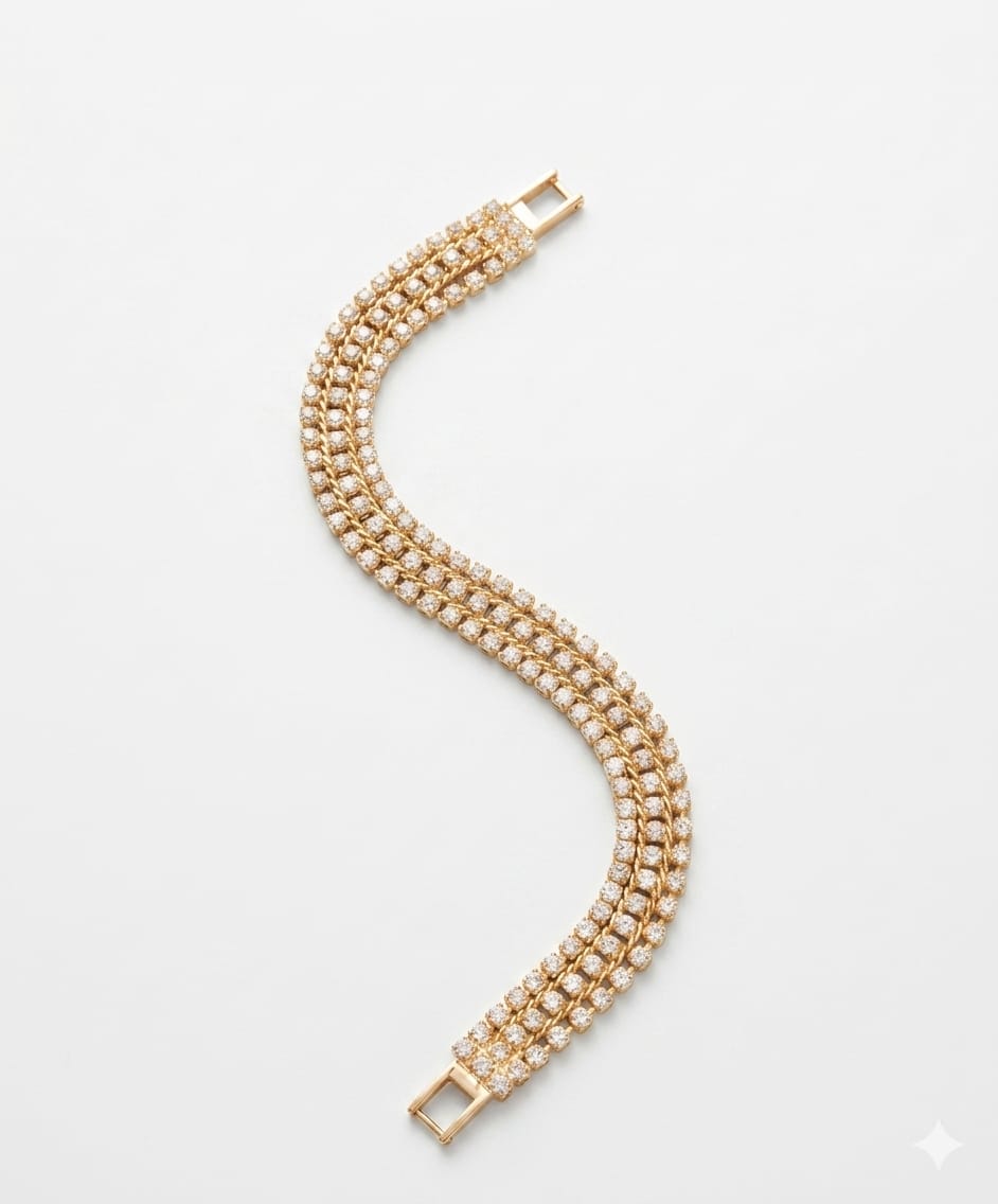 Luxury Double Row Tennis Bracelet