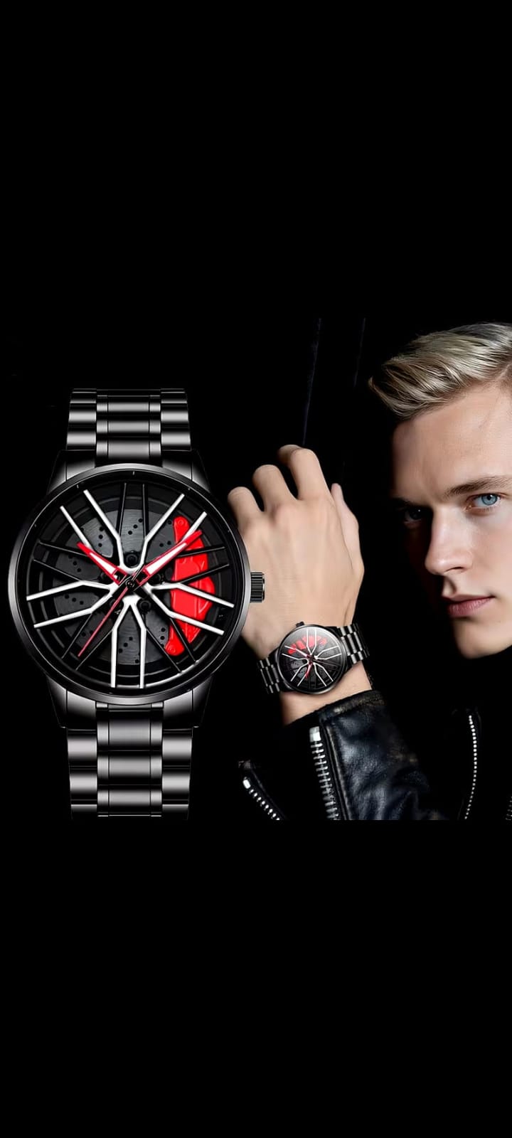 Voom Rotating Wheel Watch  Stylish