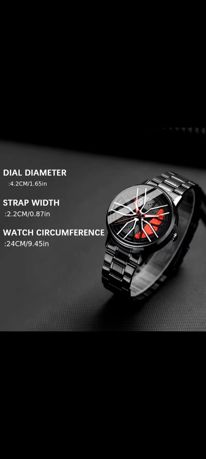 Voom Rotating Wheel Watch  Stylish