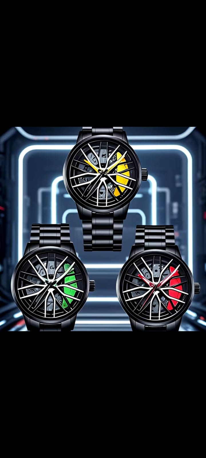 Voom Rotating Wheel Watch  Stylish